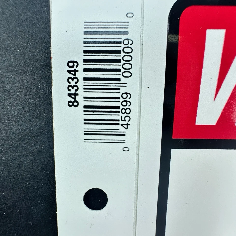 Hillman 843349 Black/White Vinyl English Beware Decal 4 H x 6 W in. - Image 2 of 4