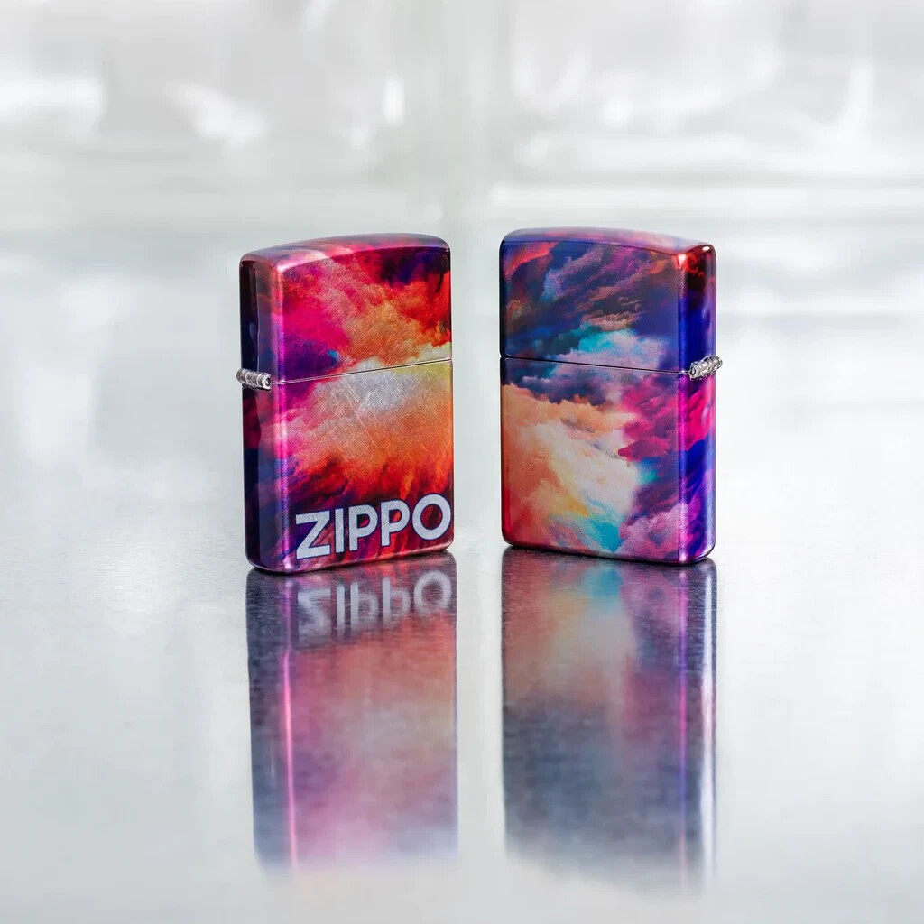 Zippo 48982, Colorful Tie Dye Design 540 Fusion Windproof Lighter