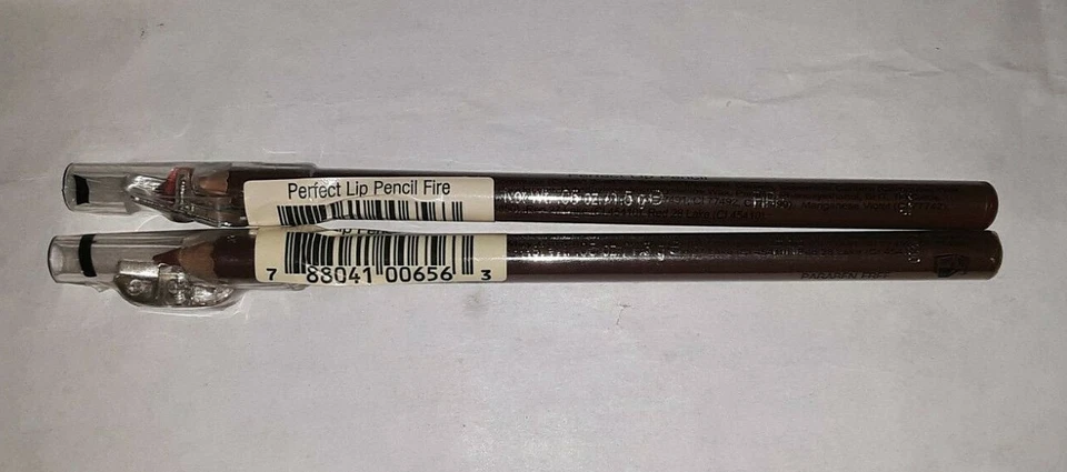 Lote de 2 lápices IMAN PERFECT LIP PENCIL FIRE con sacapuntas sellado  Foto 2 de 3