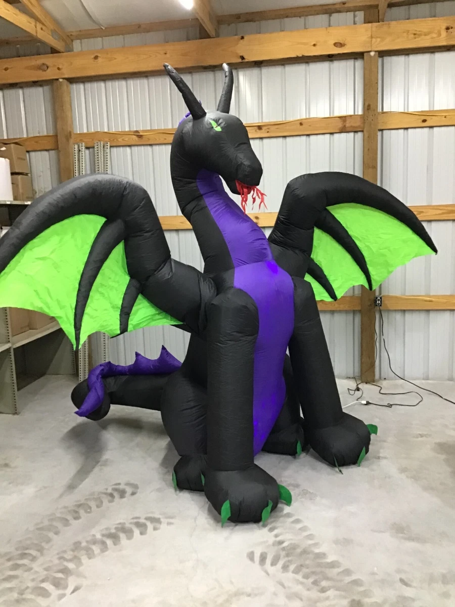 9ft Gemmy Airblown Inflatable Prototype Halloween Dragon 220279
