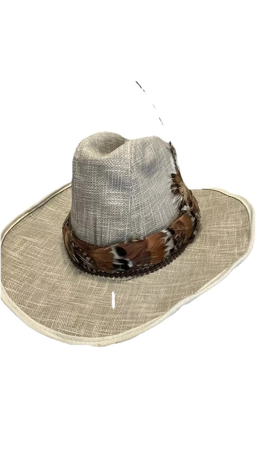 SOMBRERO DE LLUVIA VAQUERO UNISEX IMPERMEABLE LINO ENCERADO VINTAGE AÑOS 80 Foto 3 de 4