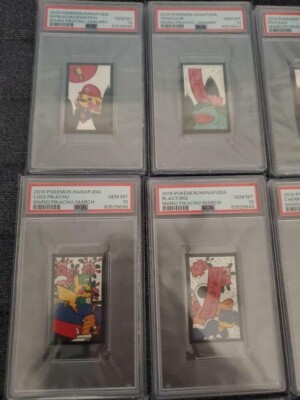 PSA 10 x44 PSA 9 x4 Pokemon Mario Luigi Pikachu Hanafuda Set Mario