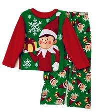 The Elf On The Shelf Boys Size 6 Plush Micro Fleece Pajamas American Marketing