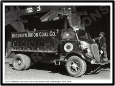 Studebaker Trucks New Metal Sign: 1937 Model J30M  Coal Truck Brooklyn New York