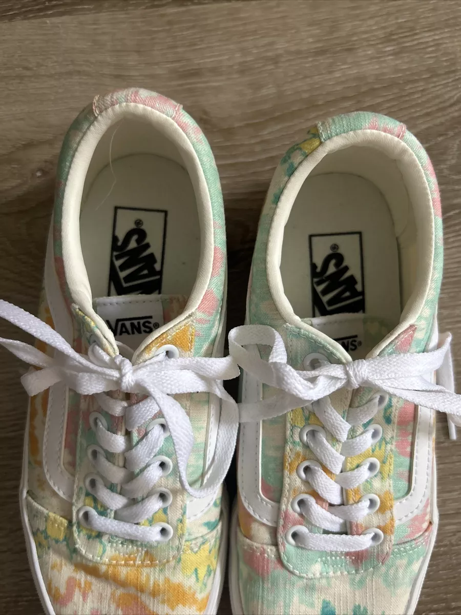 Multi colored vans womens sales