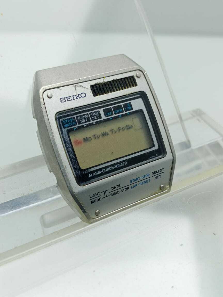 Vintage Seiko Digital A158-503A Chronograph Watch For Parts | eBay
