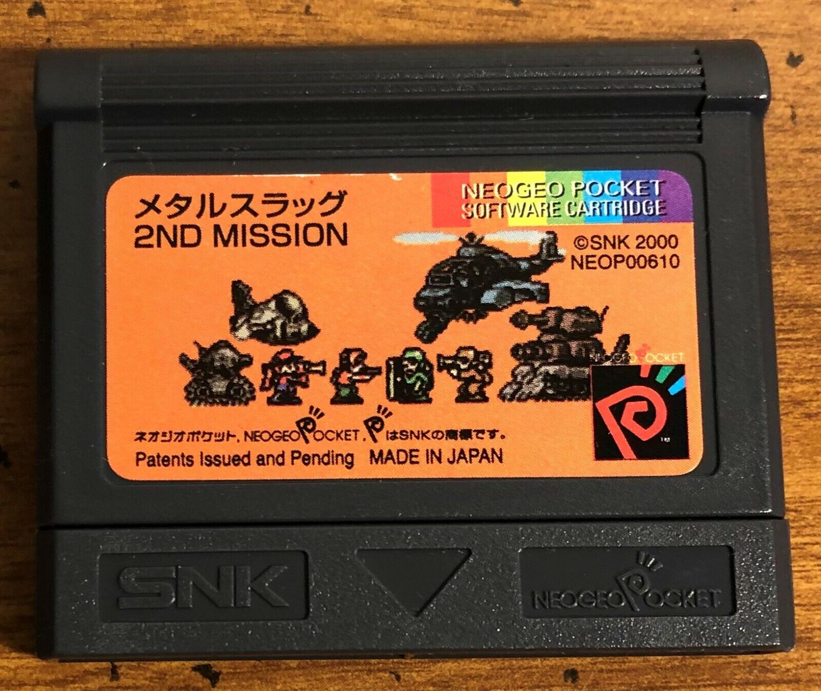 Metal Slug 2nd Mission GAME CARTRIDGE ONLY Neo Geo Pocket Color US SELLER Works!