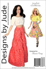 Joyful, Doll Clothes Sewing Pattern for 16.5" RTB101 Dolls Tonner