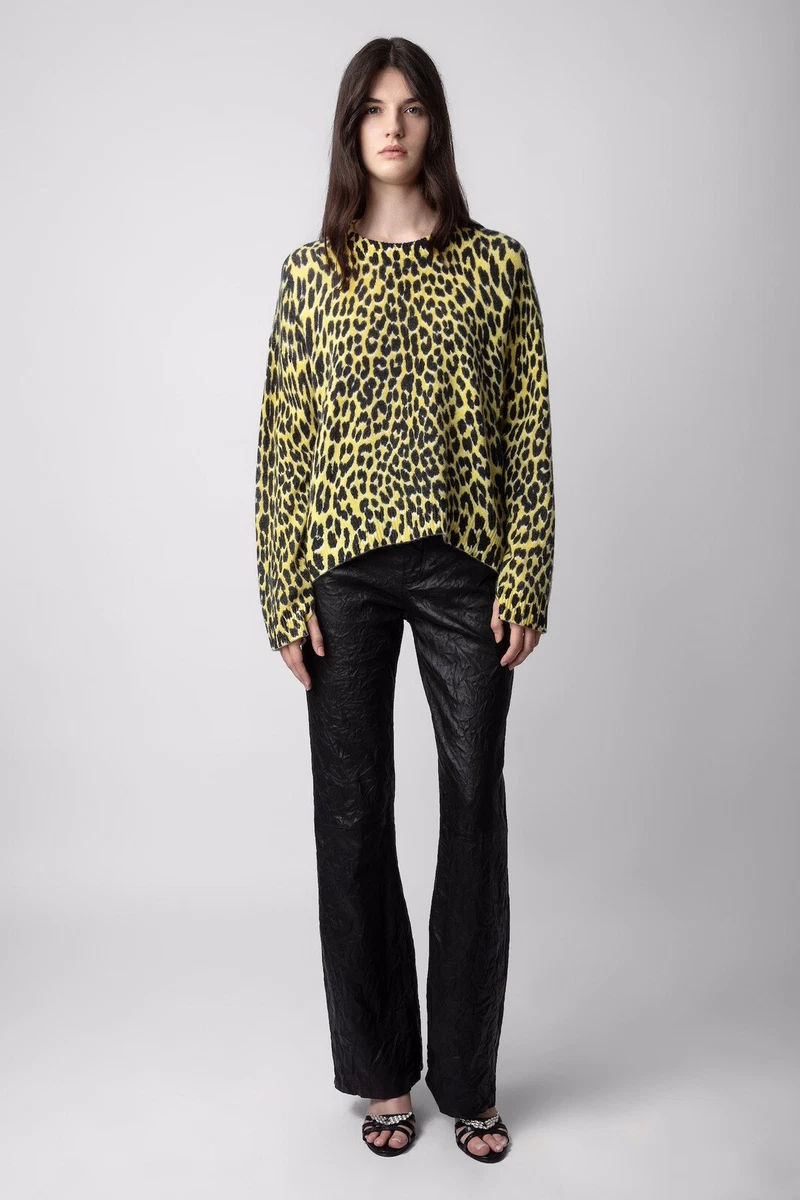 Leopard 2025 cashmere sweater