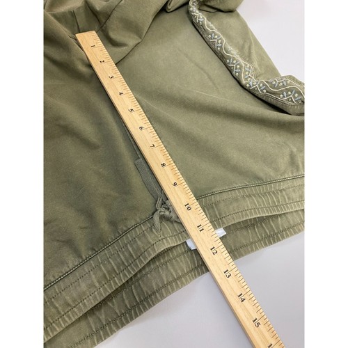 J.JILL Pants Womens Size Large Green Pull On Drawstring Embroidered Casual - Picture 7 of 18