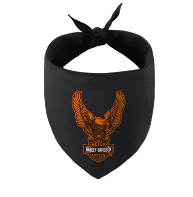 Harley-Davidson Hunde Bandana B&S Eagle, Halsband, verschiedene Größen