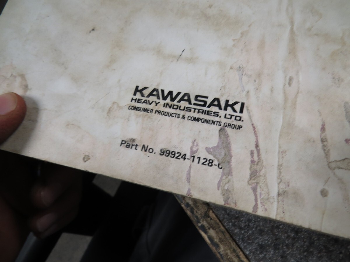 Kawasaki Factory Service Manual 1990 ZX-6 ZZ-R600 ZZ-R500 99924