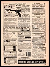 1958 Numrich Arms Co New York New Plainsman Semi-Auto BB Pistol Vintage Print Ad