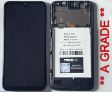 DIALN MAXSIP X62 LCD DISPLAY TOUCH SCREEN DIGITIZER + FRAME OEM PART   *A GRADE*