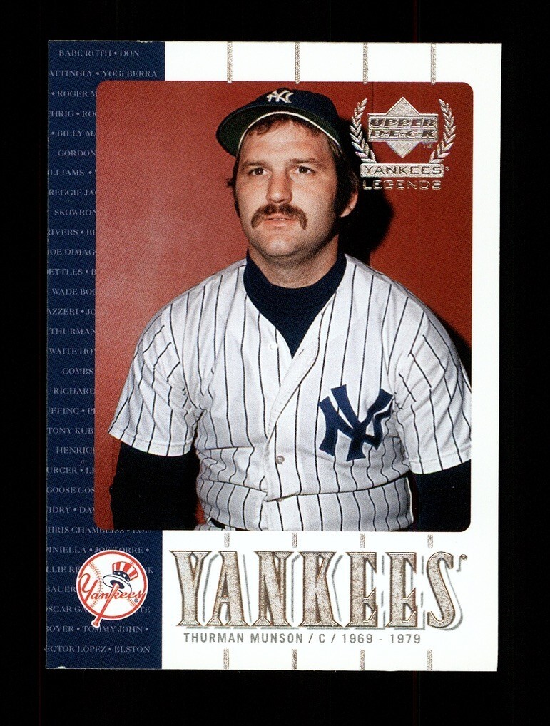 2000 UPPER DECK YANKEES LEGENDS #13 THURMAN MUNSON 