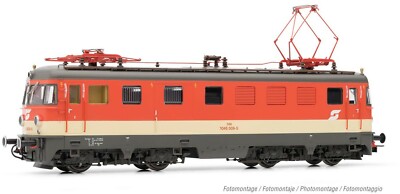 Rivarossi HR2854 1046 009-5 Livrea ''Valousek'' orange/beige, Rahmen grau, OBB