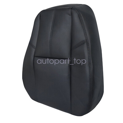 For 2007-14 Chevy Silverado 1500 2500 HD Driver Bottom Leather Seat Cover Black - Foto 12