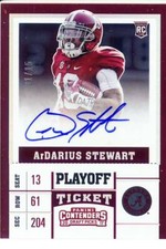 ardarius stewart rookie draft auto autograph alabama crimson tide college 1/15