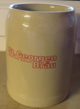 Bierkrug Stein St. Georgen Br&auml;u 0,5 L