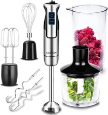 Lehmann Chowmei Stabmixer Set 1200 W | Pürierstab mit Turbofunktion