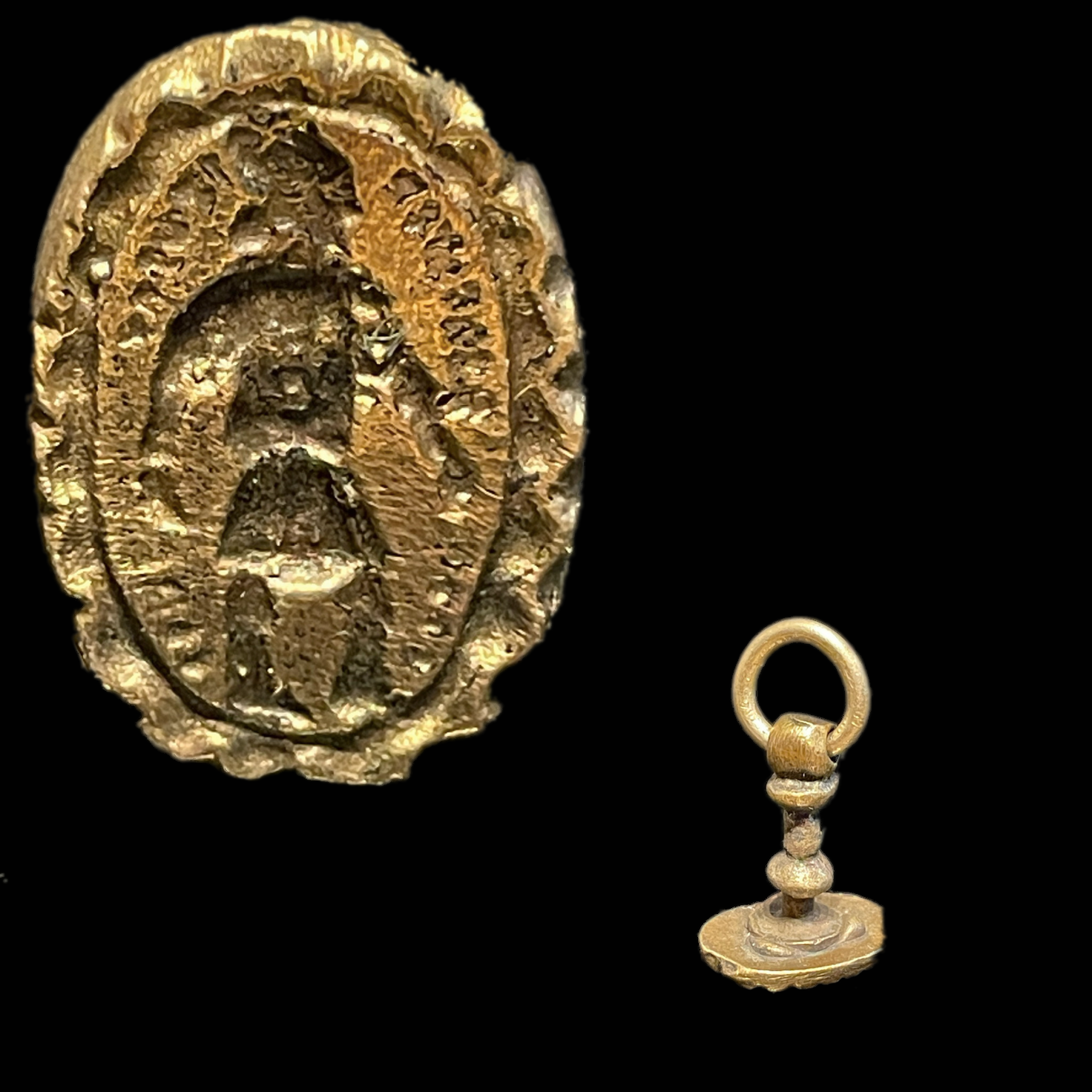 Ancient Near Eastern Bronze Stamp Seal Rare Artefact N16 eBay