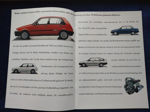 Toyota Corolla GT 16 V Liftback Limousine Compact Prospekt 2.1986 - Picture 2 of 12