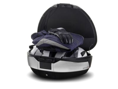 アクセサリー SHAD 48L BOX Shad 48L Top Box Blk/Tita Backrest and Fitting Kit Honda X