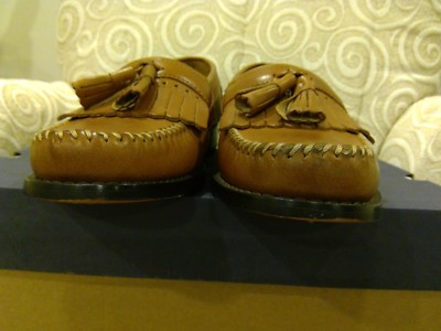 G.H BasS Mens Jeremy Leather Tassel Loafers #1820 TAN Mens  display picture 1