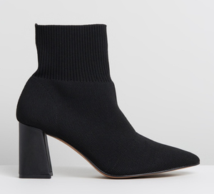 sale black leather ankle boots