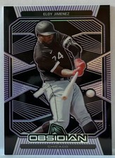 2020 Panini Chronicles Obsidian PURPLE ETCH #36 Eloy Jimenez # 99/99   M12
