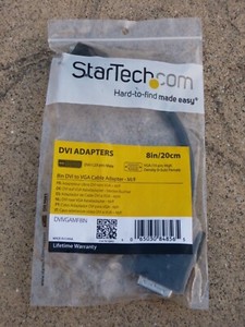 NEW - Star Tech 8 inch DVI to VGA Cable Adapter M/F, 29 pin male, 15 pin female