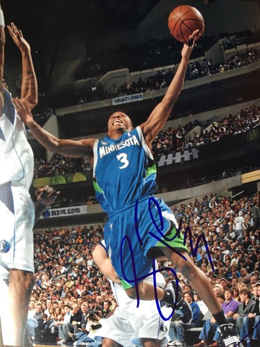 Sebastian Telfair TImberwolves Celtics Blazers Autographed 8x10 Photo Signed
