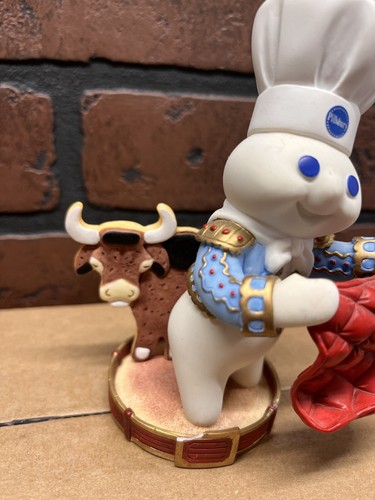 2002 Pillsbury Doughboy Danbury Como Nuevo Estatuilla Internacional España Bull - Imagen 4 de 5