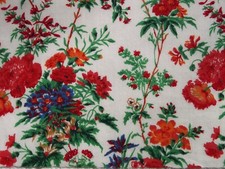 Liberty Tana Lawn vintage new remnant colourful floral design 20 x 44 cm