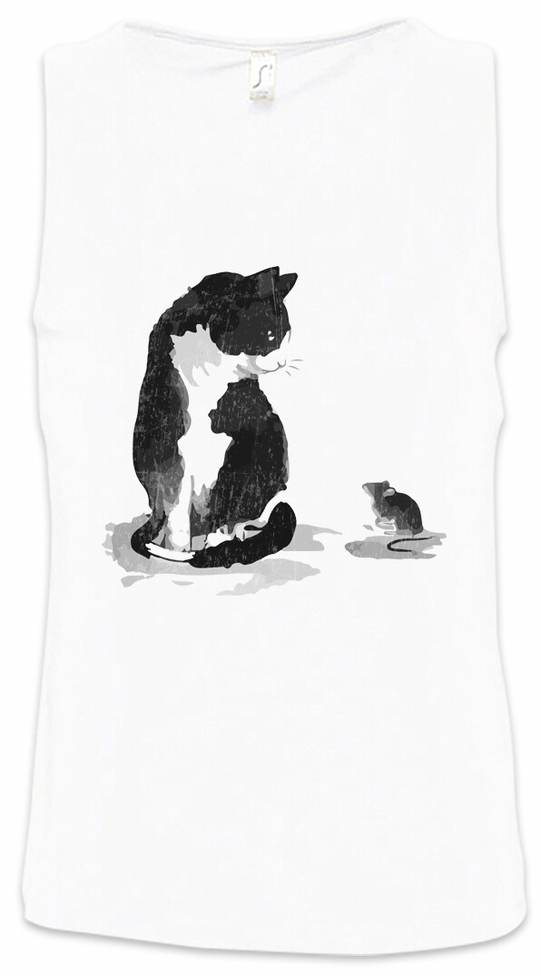 ALTRA Canotta uomo Cat And Mo gatti gattini gatto gatto topo gattino