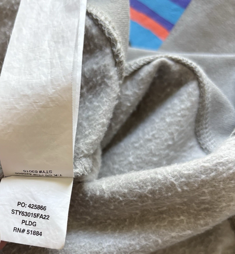 Patagonia Sweatshirt Kids XXL Gray Logo Lightweight Crew Neck Pullover 63015 - Picture 9 of 9