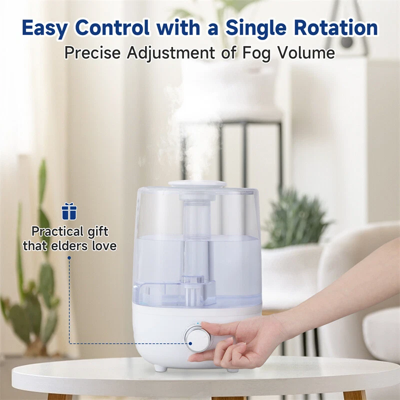 4L Mechanical Humidifier  Low Water Level Protection BPA Free - Image 4 of 4