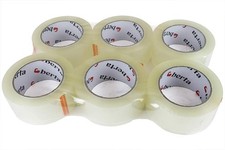 6 PCS Heavy Duty Packaging Tape 1.88" x 110 Yd Thick Clear Transparent Pack