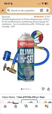 Car AC Aircon R134A Air Con Conditioning Top up Topup Refill DIY Gas Kit
