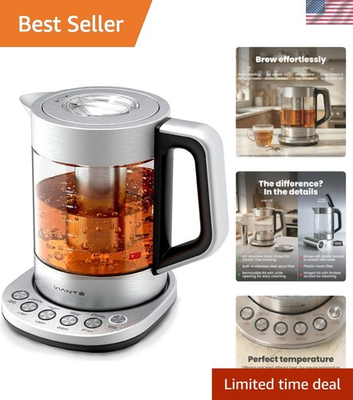 #ad Viante Electric Kettle With Infuser. No Plastic In Contact With Water. Hot Te... $191.70