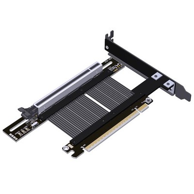 ADT-Link PCIe 5.0 x16 Gen5 GPU Riser Cable - 15cm Flexible High-Speed Extender