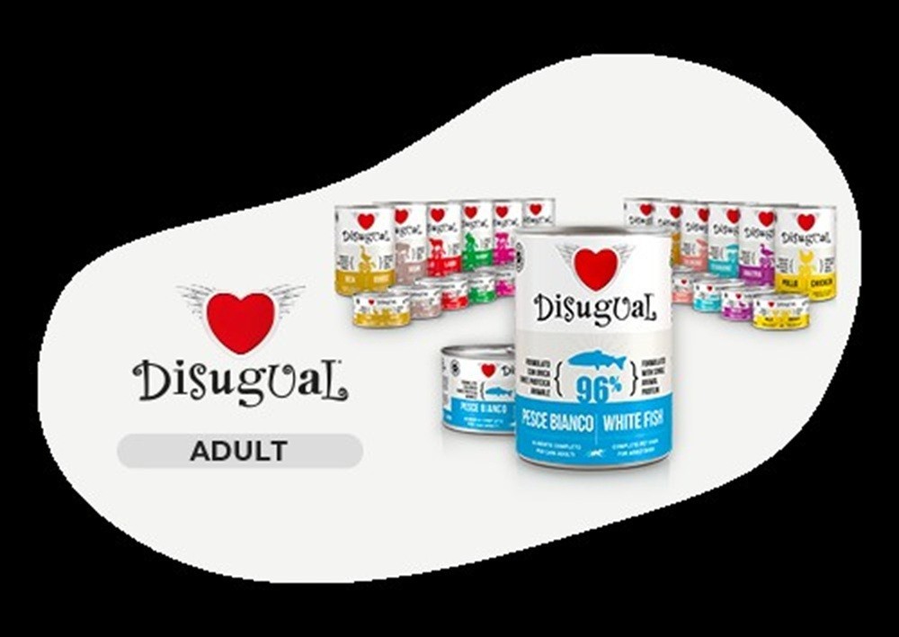 Disugual Umido Cani 42 Pezzi 400g - Dieta Sana Mix Monoproteico