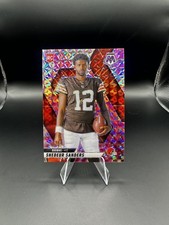 2025 Panini Mosaic Shedeur Sanders Rc Pink Camo Prizm 290 Cleveland Browns