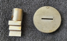 .068 x .900 Slotted Die Punch Vintage Made in America Tooling Slotted Pattern