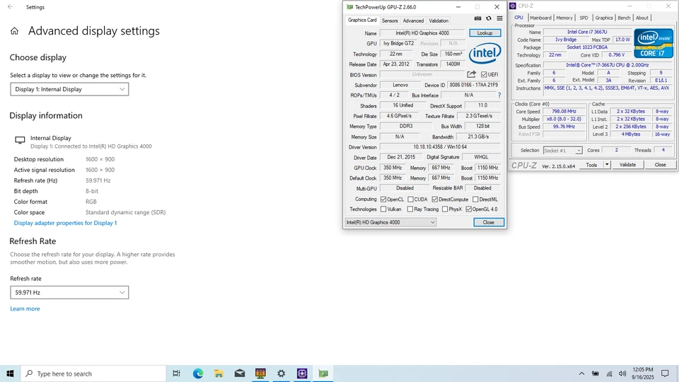 Lenovo ThinkPad X1 Carbon 1st Gen HD+ Touch I7-3667U 256GB SSD 8GB W10 *READ* - Image 3 of 4