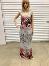 Adrianna Papell Metallic Gown Size 8