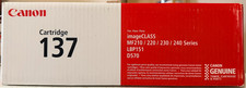 Canon 137 Black Toner Cartridge 9435B001 imageCLASS MF210 MF220 MF230 Sealed