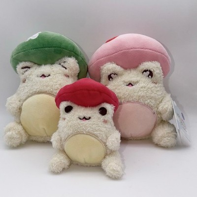 Cuddle Barn PlushGoals Wawa Froggie Strawberry Toadstool Plush NWT
