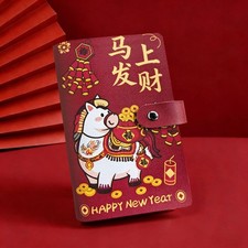 PU 100 Envelopes Money Saving Challeng Waterproof Cash Storage Book