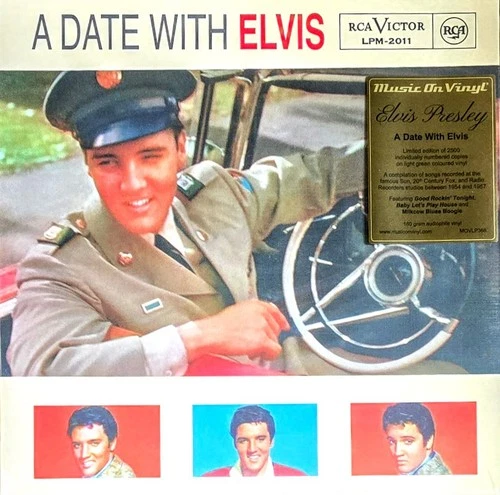 ELVIS PRESLEY  A DATE WITH ELVIS - 180-GRAM GREEN VINYL LP " NEW, SEALED "